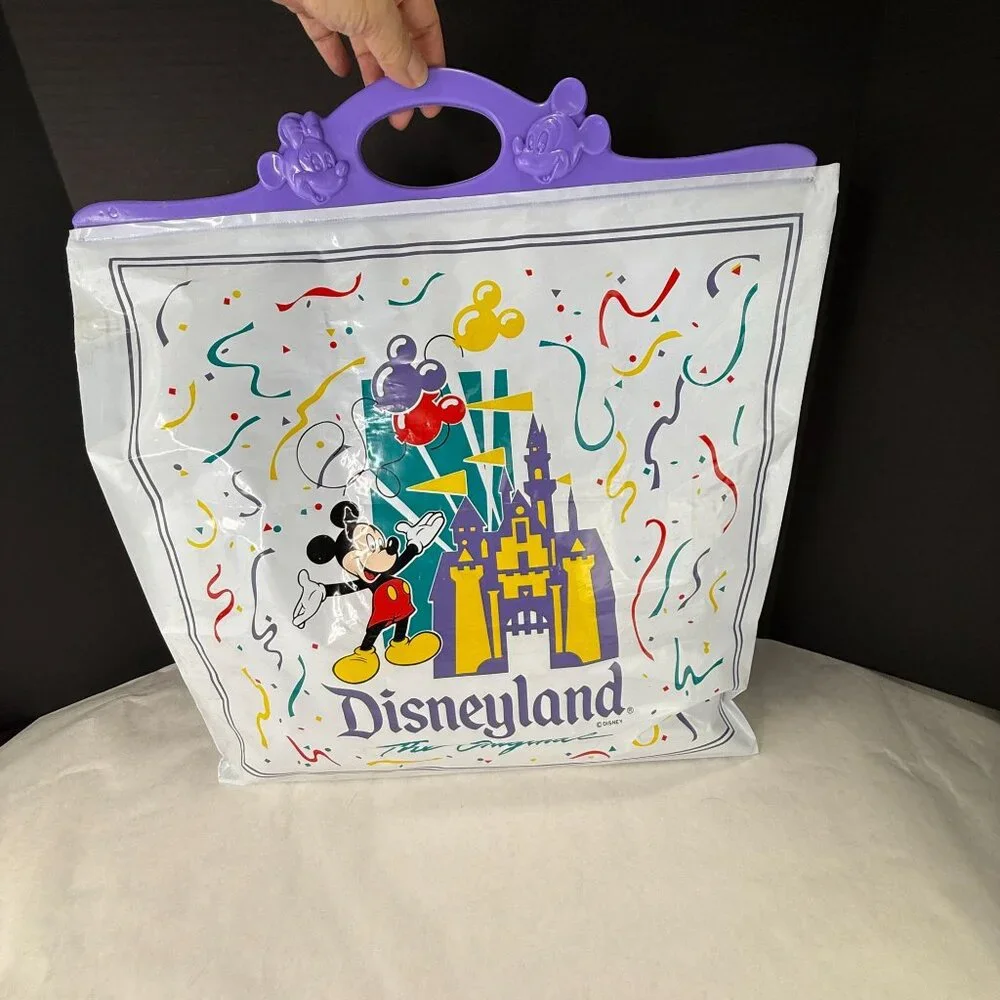 Vintage Disneyland The Original Mickey Mouse Souvenir Shopping Bag Lot of 2 - Picture 4 of 16